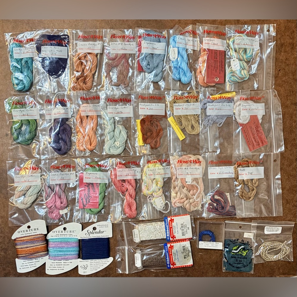 150- Assorted Embroidery Floss and Yarn Collection - Picture 4 of 15